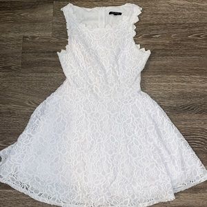 White lace dress